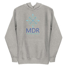 Load image into Gallery viewer, Aqua Blue MDR Logo Hoodie