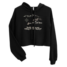 Load image into Gallery viewer, Peace and Snow Crop Hoodie