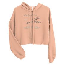 Load image into Gallery viewer, Peace and Snow Crop Hoodie