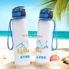 Load image into Gallery viewer, Hike More Stress Less Hydro Bottle
