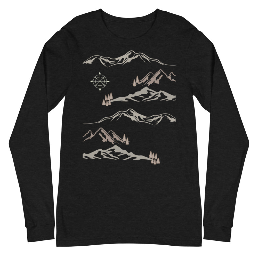 Peace and Snow Long Sleeve Tee