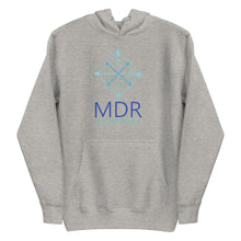 Load image into Gallery viewer, Aqua Blue MDR Logo Hoodie
