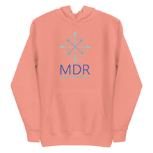 Load image into Gallery viewer, Aqua Blue MDR Logo Hoodie
