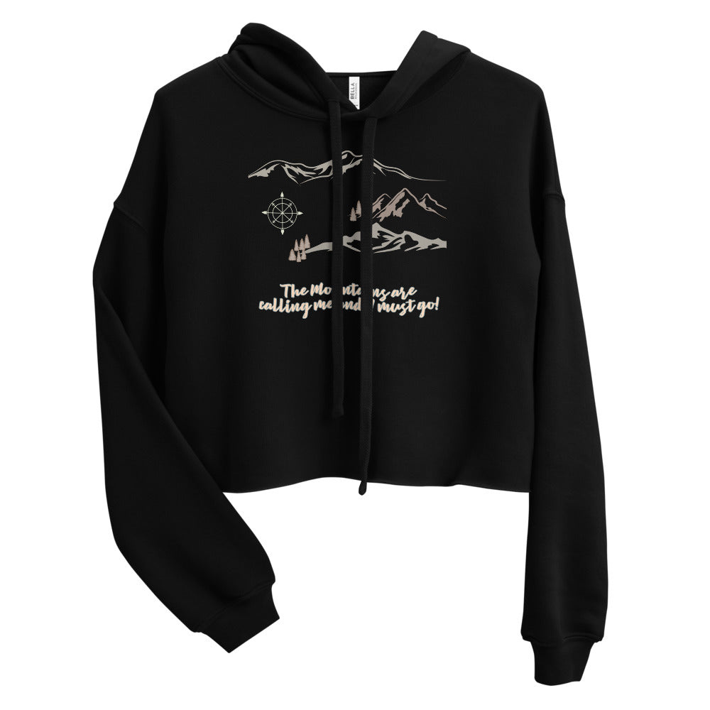 Peace and Snow Crop Hoodie